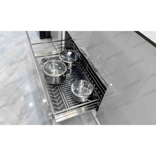Giá xoong nồi nan Oval/SUS304 GrandX XP.70M 3 Ảnh giá xoong nồi nan Oval/SUS304 GrandX XP.70M