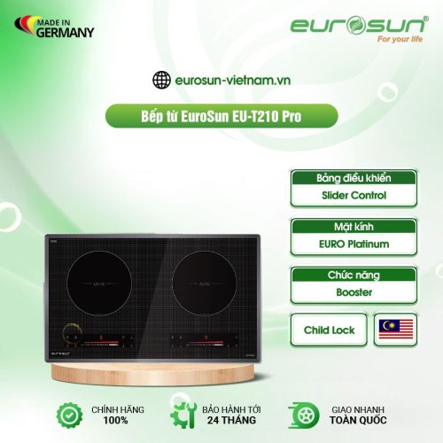 Bếp từ đôi Eurosun EU-T210 Pro lắp âm