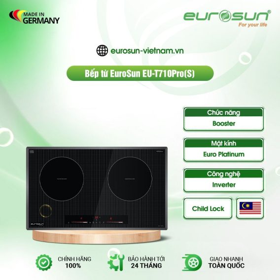 Bếp từ đôi Eurosun EU-T710Pro lắp âm