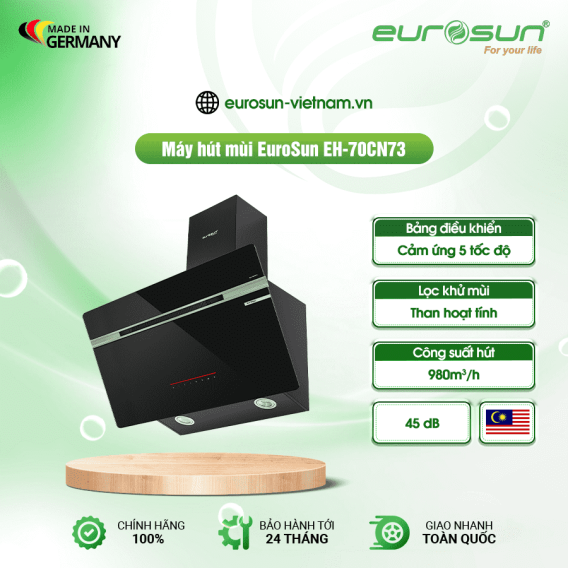 Máy hút mùi áp tường Eurosun EH-70CN73