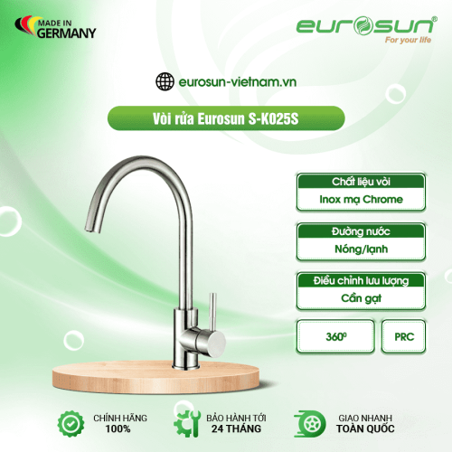 Vòi rửa bát Eurosun skyland S-K025S