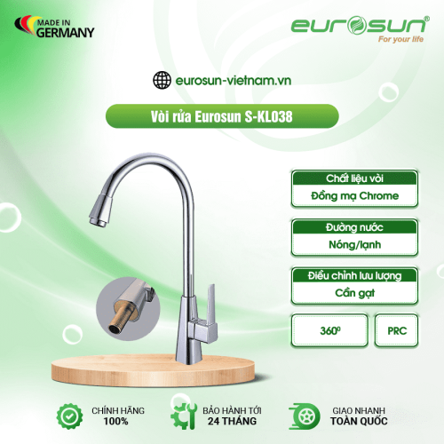 Vòi rửa bát Eurosun S-KL038