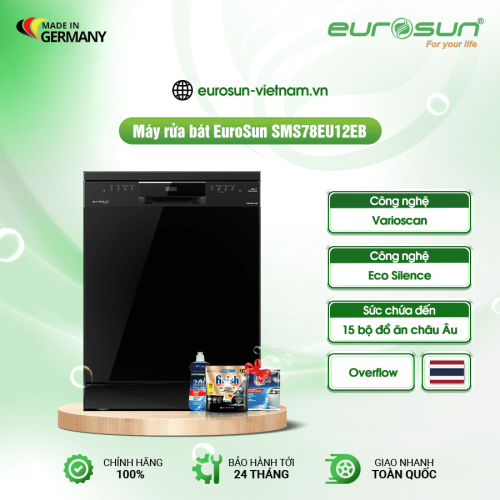 Máy rửa bát Eurosun SMS78EU12EB