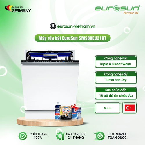Máy rửa bát Eurosun SMS80EU21BT