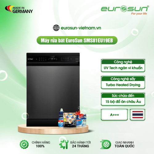 Máy rửa bát Eurosun SMS81EU19EB