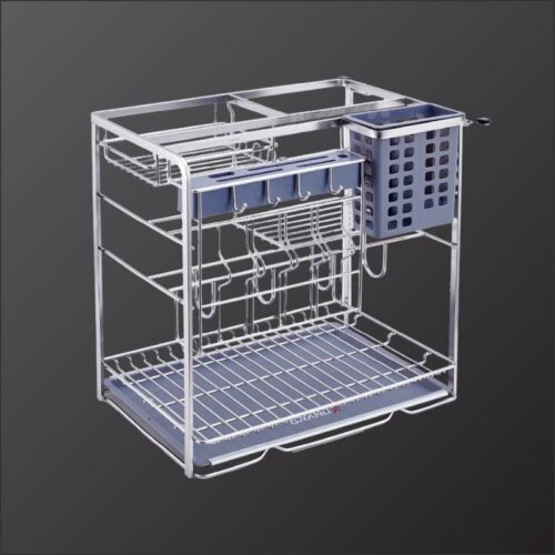 Giá đựng chai lọ gia vị dao thớt GrandX XK.35S1