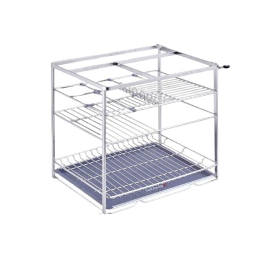 Giá đựng chai lọ gia vị nan dẹt Grandx XS.35S2