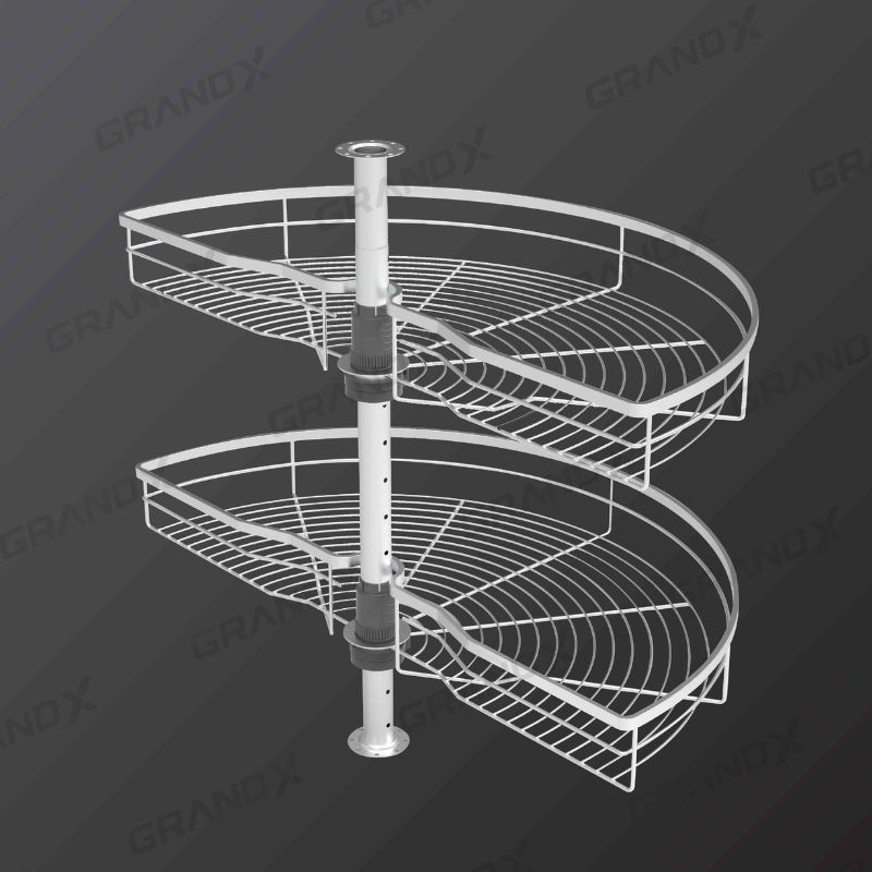 Kệ góc mâm xoay góc mở 1/2 - 180° Grandx XC.180.80S1 Kệ góc mâm xoay góc mở 1/2 - 180° Grandx XC.180.80S1