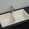 Chậu rửa bát đá Hafele GRANSTONE HS19-GEN2R90 màu kem