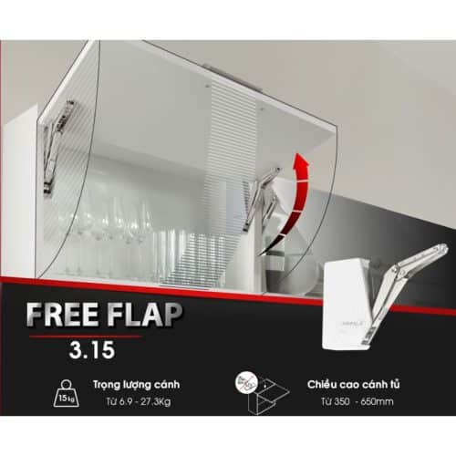 Bộ tay nâng FREE FLAP 3.15 Hafele 493.05.853 nắp trắng 6 Ảnh thực tế bộ tay nâng FREE FLAP 3.15 Hafele 493.05.853 nắp trắng