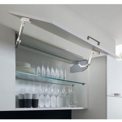 Bộ tay nâng FREE SWING Hafele 493.05.771, đen 5 Ảnh thực tế bộ tay nâng FREE SWING Hafele 493.05.771, đen