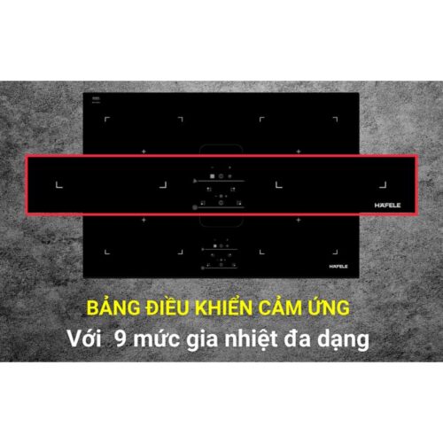 Bếp từ kết hợp hút mùi Hafele HC-IHH77A 539.66.822 4 Bảng điều khiển bếp từ kết hợp hút mùi Hafele HC-IHH77A 539.66.822