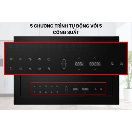 Lò nướng kết hợp vi sóng Hafele HMO-6T28A 538.31.390 4 Bảng điều khiển Hafele HMO-6T28A 538.31.390