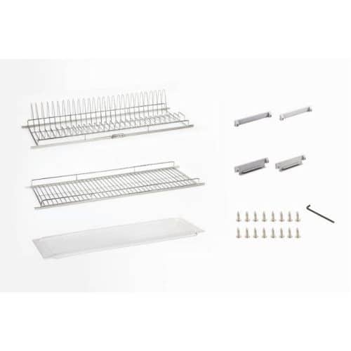 Giá úp bát đĩa Hafele 544.06.027 inox 304 cho tủ rộng 900mm 3 Cấu tạo giá úp bát đĩa Hafele 544.06.027 inox 304 cho tủ rộng 900mm