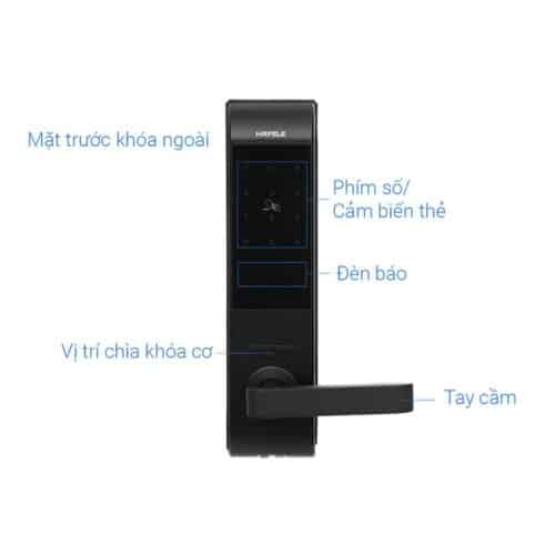 Khóa cửa điện tử Hafele EL7900-TCB 912.05.641 4 Cấu tạo Khóa cửa điện tử Hafele EL7900-TCB 912.05.641