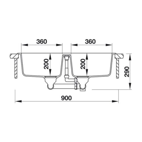 thông số kỹ thuật của Chậu đá Hafele Galba HS-GD8650 570.36.500