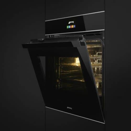 Cửa kính cách nhiệt lò nướng âm tủ Hafele Smeg SFP6604PNXE 535.64.513