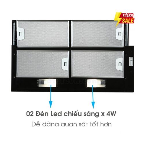 Đèn máy hút khử mùi kính cong Hafele HH-S60A 533.89.001