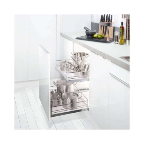 Bộ rổ kéo ARENA gắn cánh Hafele 540.24.505 cho tủ rộng 500mm
