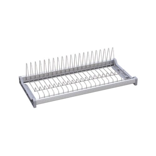 Khay up chén đĩa Hafele 544.01.308 đen 764x263mm