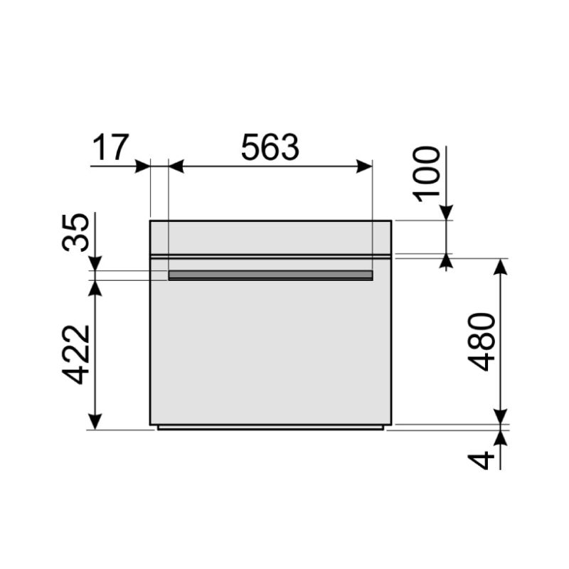 Hình ảnh 2d Hafele SF6381X 536.64.753 Hình ảnh 2d Hafele SF6381X 536.64.753
