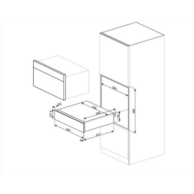 Kích thước Hafele Linea 536.54.882 Kích thước Hafele Linea 536.54.882
