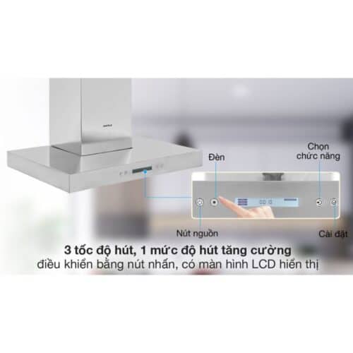 Máy hút khử mùi gắn tường thẳng Hafele HH WI60B 539.81.173 4 Tính năng Hafele HH WI60B 539.81.173
