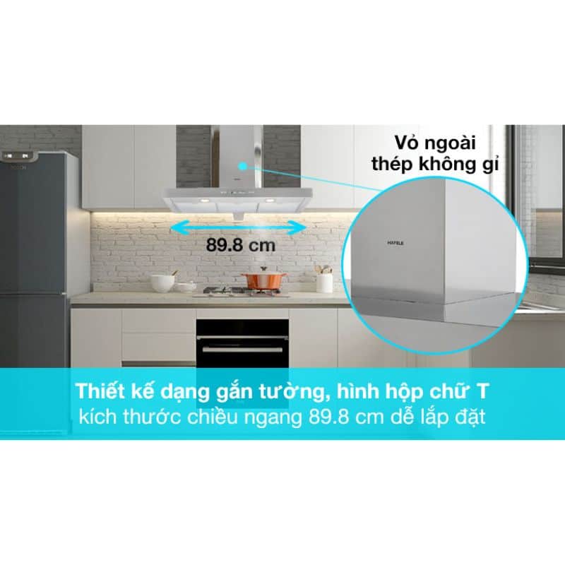 Vỏ ngoài Máy hút mùi Hafele HH-WI90B 539.81.175 Vỏ ngoài Máy hút mùi Hafele HH-WI90B 539.81.175