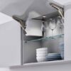 Bộ tay nâng FREE FLAP 3.15 E Hafele 372.29.703 nắp xám 1 phu kien tu bep 372 29 703
