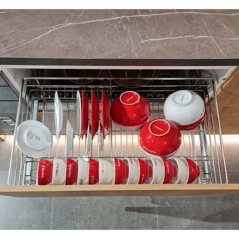 Ảnh thực tế bộ rổ chén đĩa CAPPELLA Cucina 549.08.204 mạ chrome Ảnh thực tế bộ rổ chén đĩa CAPPELLA Cucina 549.08.204 mạ chrome