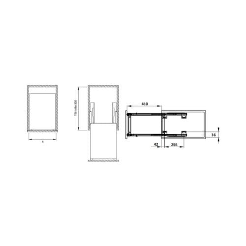 Bộ rổ gia vị SONATA Cucina 549.20.235 mạ chrome 8 Thiết kế của Bộ rổ gia vị SONATA Cucina 549.20.235 mạ chrome