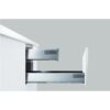 Ray hộp Hafele 552.79.085 Alto B199 500mm, trắng, nắp kim loại 1 Ray hộp Hafele 552.79.085 Alto B199 500mm, trắng, nắp kim loại
