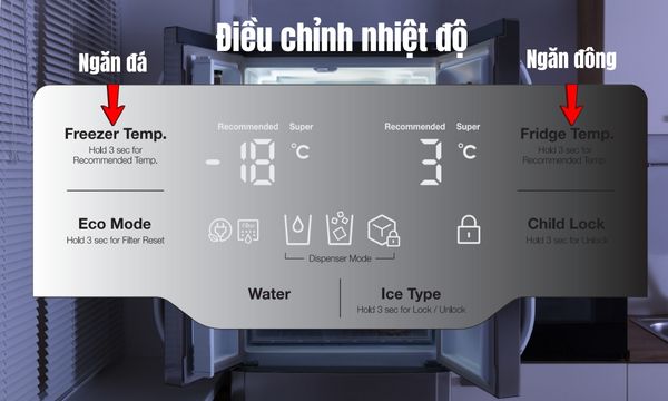 Điều chỉnh nhiệt độ