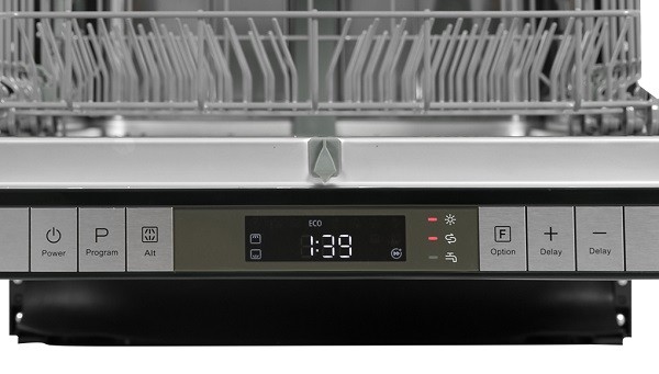 Bảng điều khiển của máy rửa bát bán âm Häfele