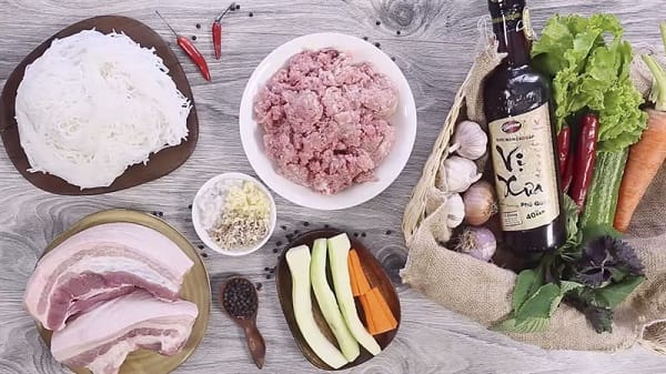 Cách làm bún chả bằng nồi chiên không dầu tại nhà