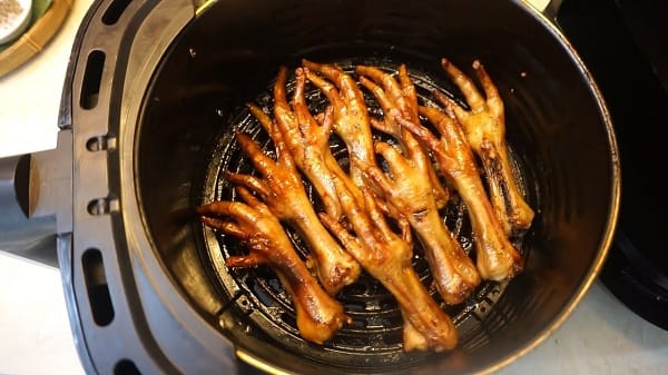 cach lam chan ga nuong bang noi chien khong dau