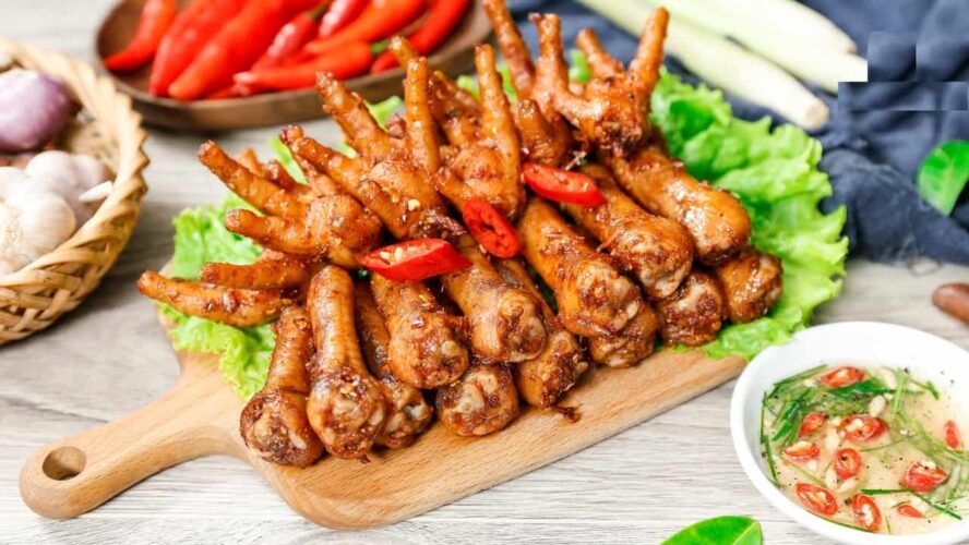 Cách làm chân gà nướng bằng nồi chiên không dầu
