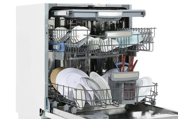 khoang rửa bên trong máy rửa bát hafele 15 bộ