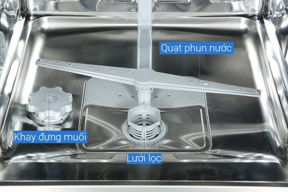 Nguyên lý hoạt động của máy rửa bát Häfele 15 bộ