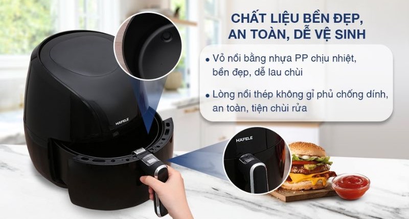 Ưu điểm nồi chiên không dầu Hafele