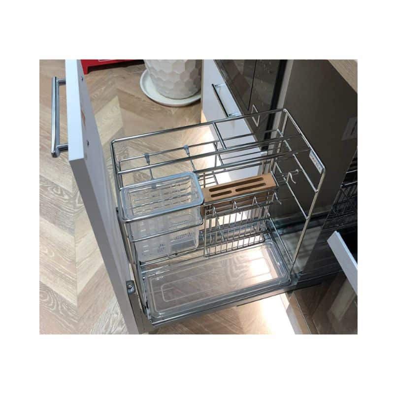 Ảnh thực tế bộ rổ gia vị, dao thớt Hafele Sonata 549.20.019 350mm Ảnh thực tế bộ rổ gia vị, dao thớt Hafele Sonata 549.20.019 350mm