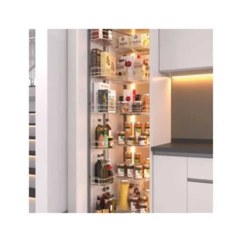 Ảnh thực tế tủ đồ khô cao 6 tầng Hafele Dolce 548.65.053 Ảnh thực tế tủ đồ khô cao 6 tầng Hafele Dolce 548.65.053