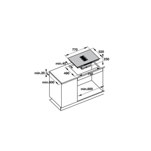 Thiết kế của Bếp từ Hafele HC-IHH77D