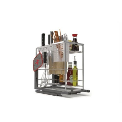 Bộ rổ gia vị, dao thớt Hafele Sonata 549.20.010 250mm 3 Bộ rổ gia vị, dao thớt Hafele Sonata 549.20.010 250mm