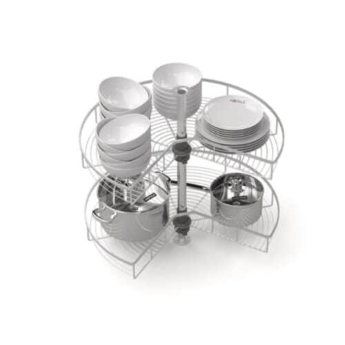 Bộ rổ góc xoay 270 độ Hafele Mezzo 548.37.011