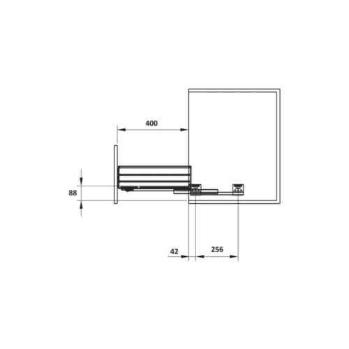 Bộ rổ xoong nồi Hafele Cappella 549.08.034 900mm 6 Bộ rổ xoong nồi Hafele Cappella 549.08.034 900mm