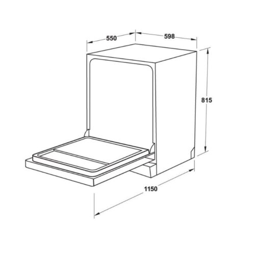 Hình ảnh 3d Häfele HDW-FI60AB 538.21.330
