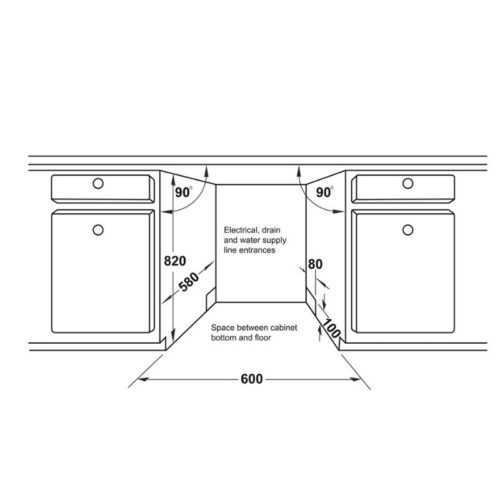 Hình ảnh 3d Häfele HDW-FI60AB 538.21.330