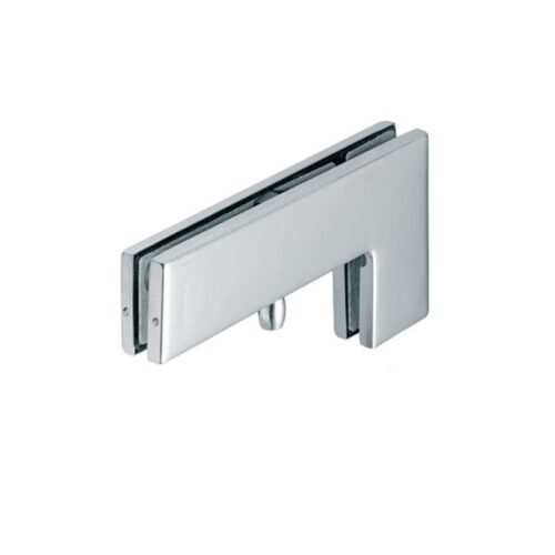 Kẹp kính chữ L inox mờ Hafele 981.50.040