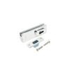 Khóa kẹp chân kính inox mờ Hafele 981.50.030